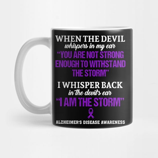 Alzheimer's Disease Awareness I Am The Storm - In This Family No One Fights Alone by BoongMie